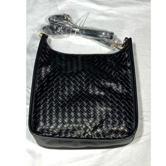 BCBGeneration 3-Piece Faux Weave Hobo Crossbody Bag Gift Set - Picture 6 of 11